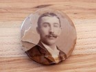 1898 ANTIQUE Pinback Button ~ Unknown Man - POLITICAL COLLECTIBLE PIN?? — photo 1