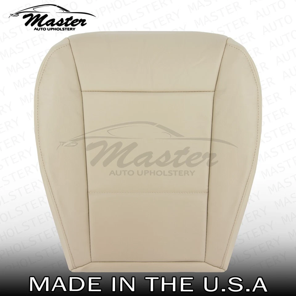 Fundas de asiento de vinilo beige inferior izquierda y derecha para Subaru Tribeca 2006-2009 Foto 2 de 4