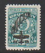 URUGUAY STAMPS 1948 UNISSUED OVERPRINTED AVIACION MNH - MISC24-626 - Picture 1 of 1
