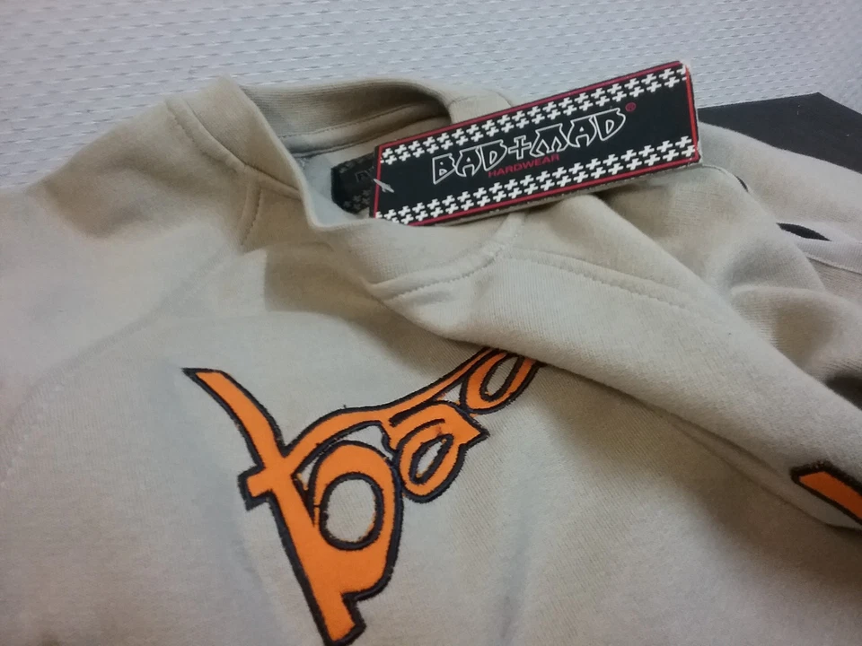 Bad + Mad ,Suéter,Sudadera,014 Niño,Hombre,128-176,Mediciones,Vintage,90er - Imagen 3 de 4