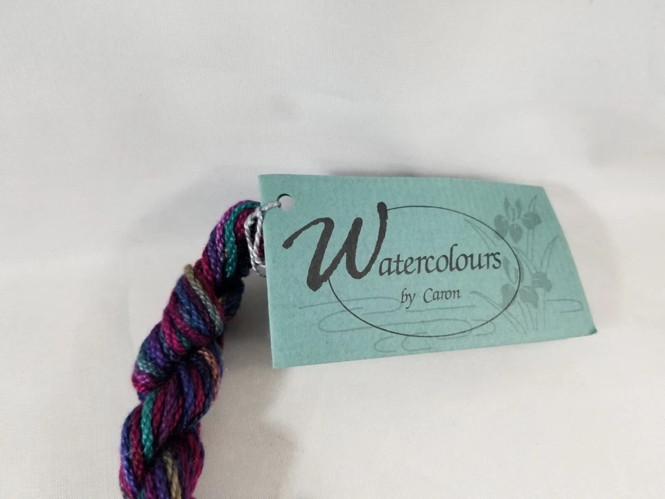 Watercolours by Caron Thread Nefertiti 10 yards Cotton Purple Blue - Image 2 of 4