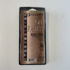 [Mungyo] Gallery Soft Oil Pastels Metallic Colours Set of 12 - Assorted Colors