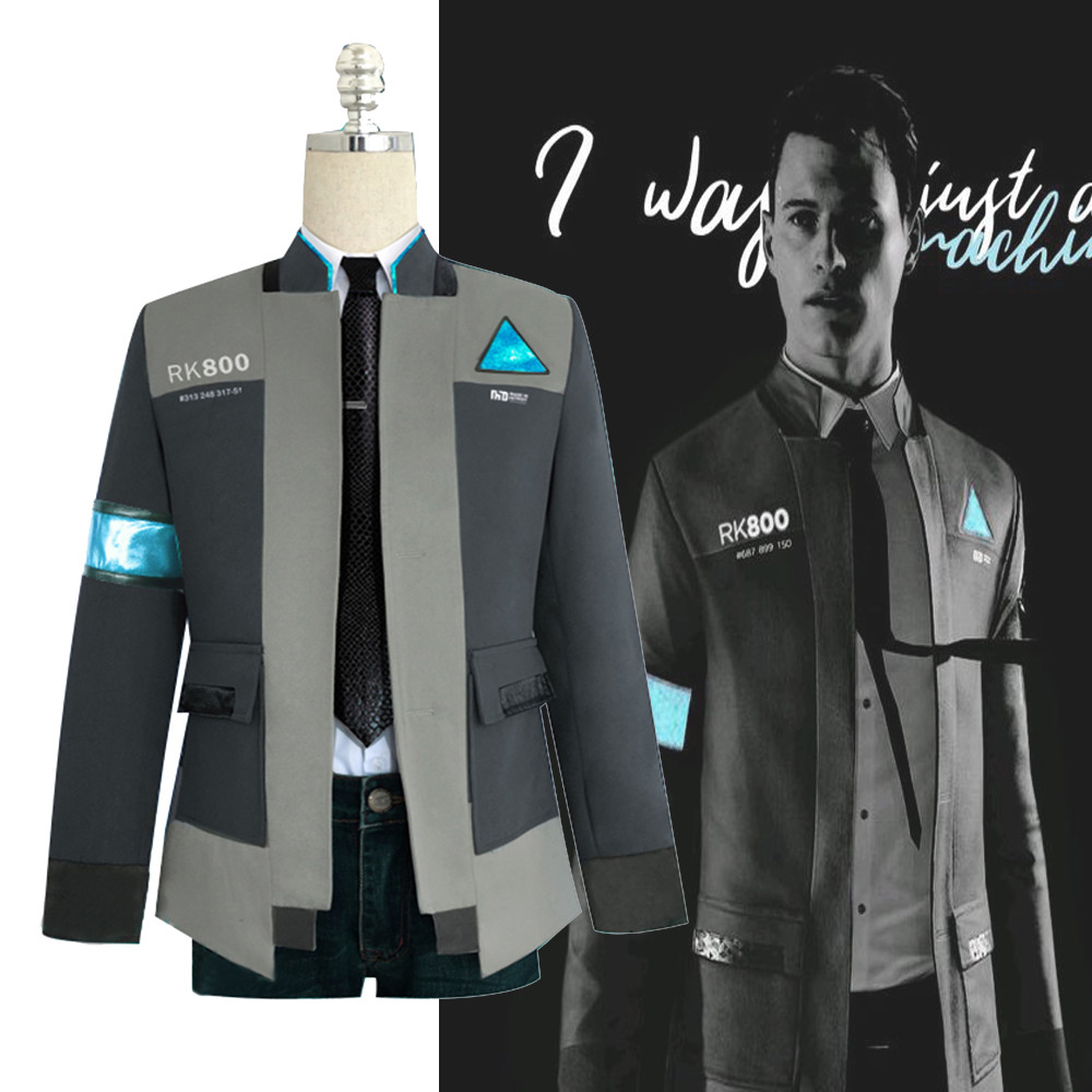 Detroit Become Human Connor Cosplay Connor Jacket Sale New Detroit