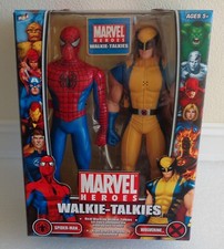 NEW 2005 MGA ENTERTAINMENT MARVEL HEROES WALKIE-TALKIES SPIDER-MAN  WOLVERINE