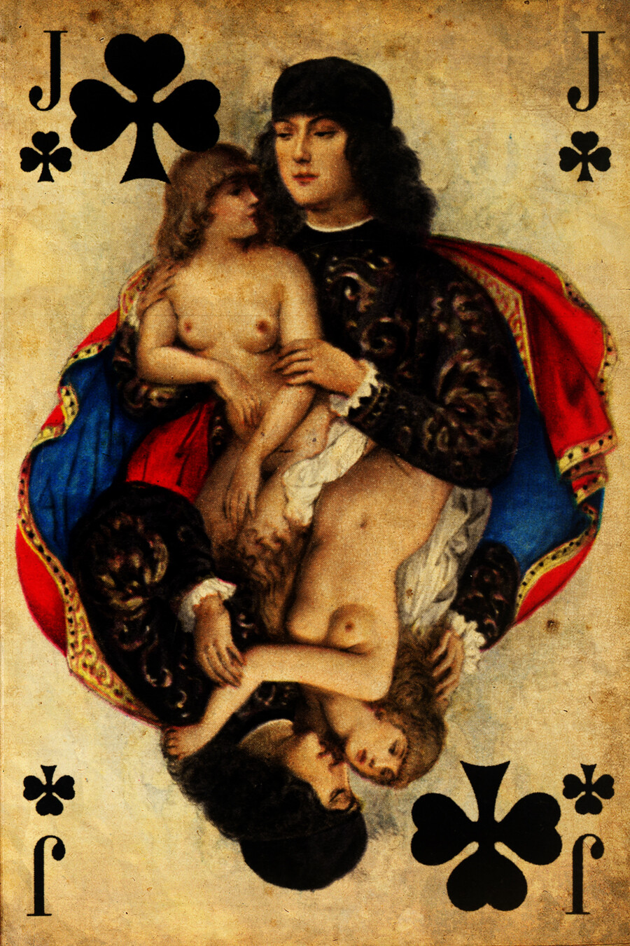 Playing Card Poster - Jack of Clubs #2 Canvas Art Poster 16