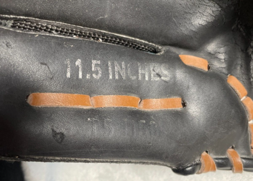Adidas Baseball Glove 11.5 Inch Black Left Hand Genuine Leather READ - Picture 5 of 6