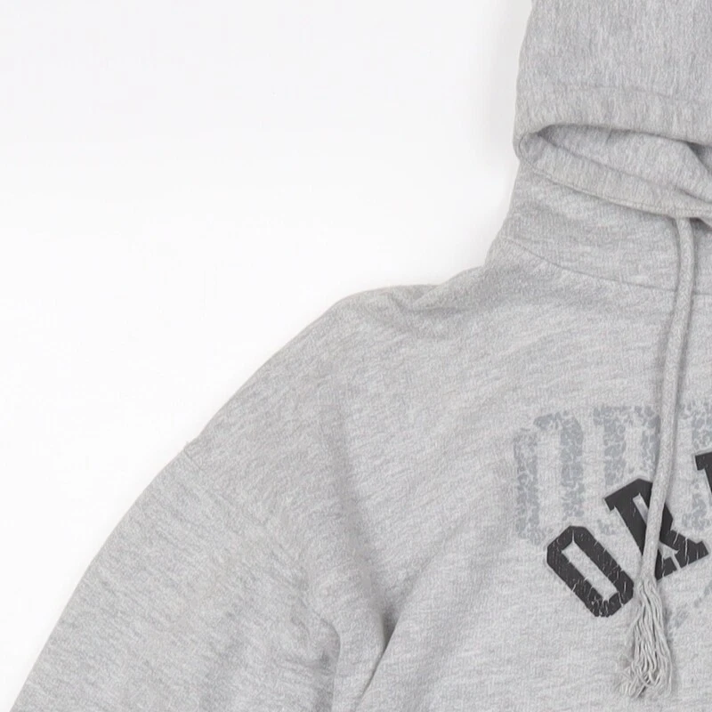 VETEMENTS Felpa con cappuccio pullover uomo U.S Apparel grigio cotone taglia M