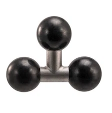 ARKON 3-way / 1'' Rubber Triple 25mm Ball Adapter Replacement fits RAM Mount 201