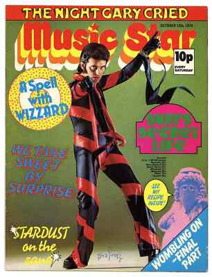 Music Star Magazine 12 October 1974 Sweet Paul McCartney Suzi Quatro Brian Eno