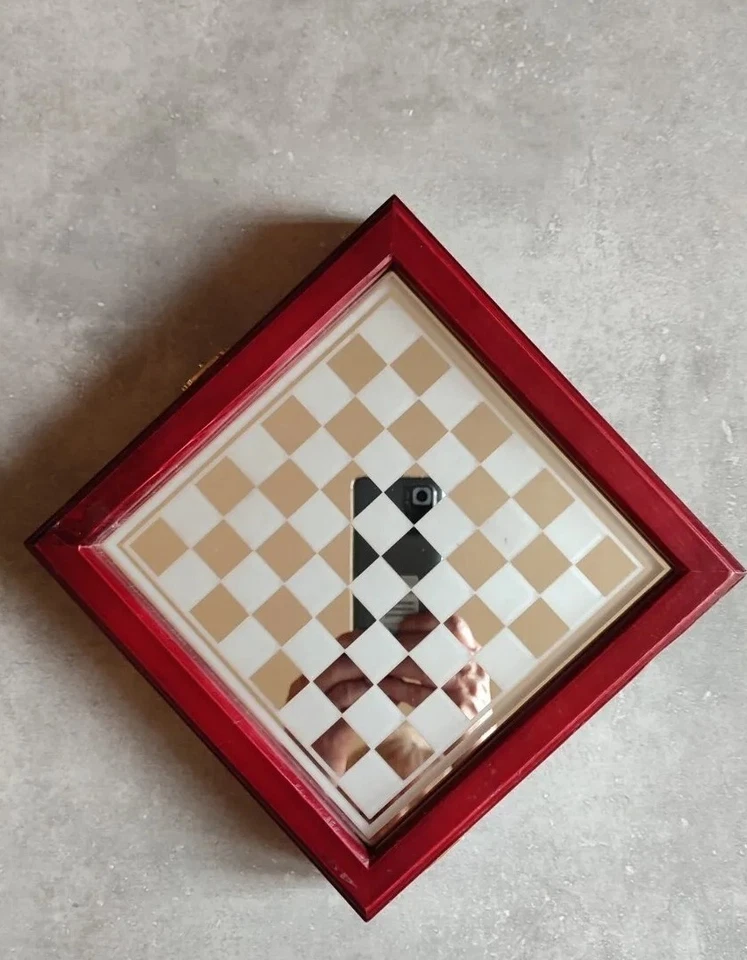 JEU D'ÉCHECS COMPLET ( 32 ) PIÈCES EN VERRE TRANSPARENT ET DÉPOLI COFFRET BOIS - Photo 4/4