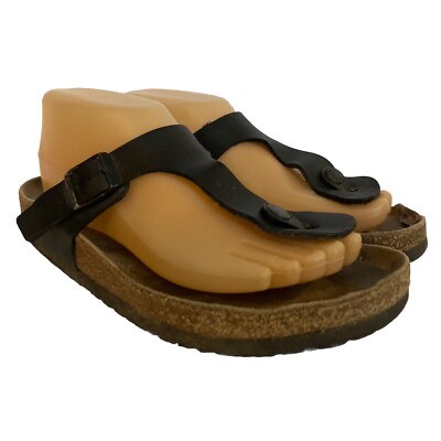 Birkenstock Black T-Strap Thong Sandals Birkenstock Women main image 3