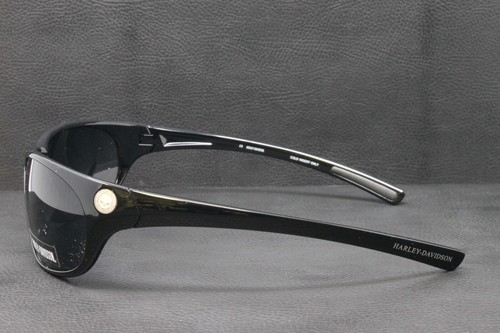 Harley Davidson Sunglasses Unisex Wrap Black Plastic 65mm HDX824/BLK3 - Picture 3 of 6