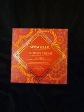 Spongelle Crimson Crush Duo (2) Body Sponge Apple Magnolia...NEW