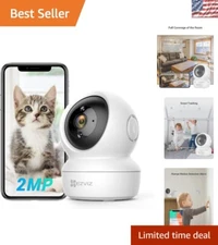 Advanced 1080P Security Camera with Motion Tracking & Smart Home Integration