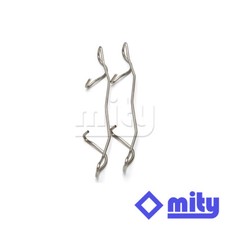 Mity 2x Brake Pad Retaining Spring Clips Front Fits Peugeot Partner Mk2 1.6 HDI