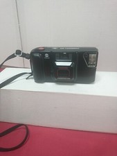 Minolta Freedom 101 Black Built In Flash 35mm Focus Free Film Camera - UNTESTED
