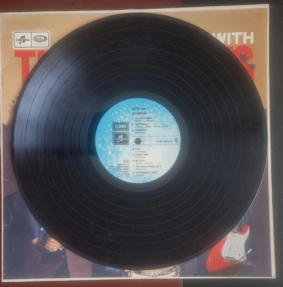 THE SHADOWS  "MEETING WITH THE SHADOWS "  FIRST PRESS LP RECORD - Image 4 of 4