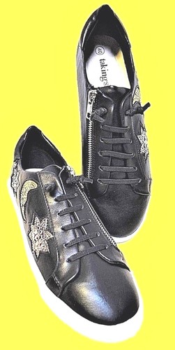 TS TAKING SHAPE size 11 / 42 Night Sky Sneakers wide fit glam sparkle shoes NIB! - Picture 3 of 3