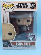 FIGURA FUNKO POP VINILO #490 BOBA FETT SERIE STAR WARS EDICIÓN ESPECIAL