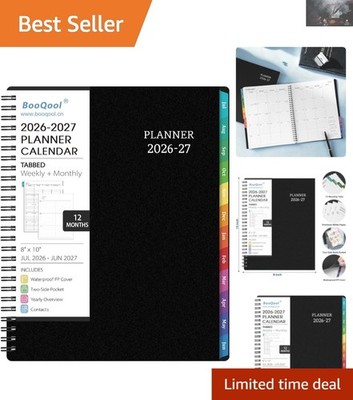 2026-2027 Academic Calendar: Spiral Bound Organizer for Home, School & Office
