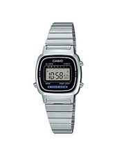 CASIO LA670WA-1A2JF Digital Watch Silver Stainless Steel Small Women's Y863260