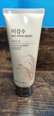 Brightening Cleanse | Rice Water Foaming Facial Cleanser from The Face Shop  