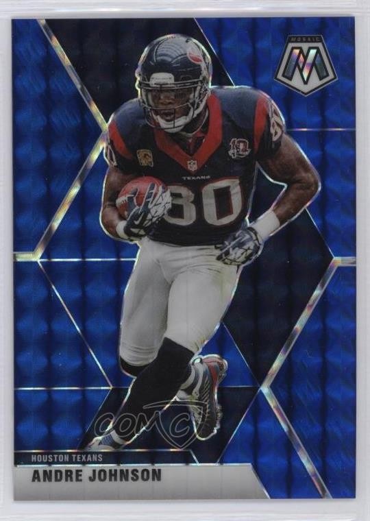2020 Panini Mosaic Blue Mosaic Prizm 99/99 Andre Johnson #86 HOF 5w0