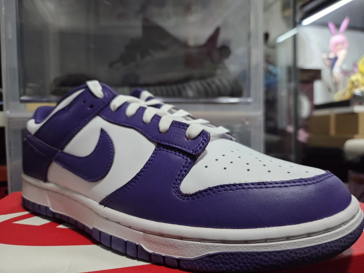 Nike Dunk Low ホワイト/パープル Nike Dunk Low Purple/White for Sale | Authenticity Guaranteed | eBay