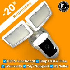 ✅ Feit Electric 1080P HD Smart Flood Light Security Camera - White - READ ✅