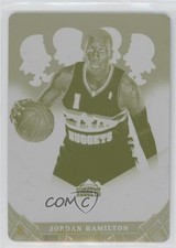 2012-13 Panini Preferred Printing Plate Yellow 1/1 Jordan Hamilton #425 3m8