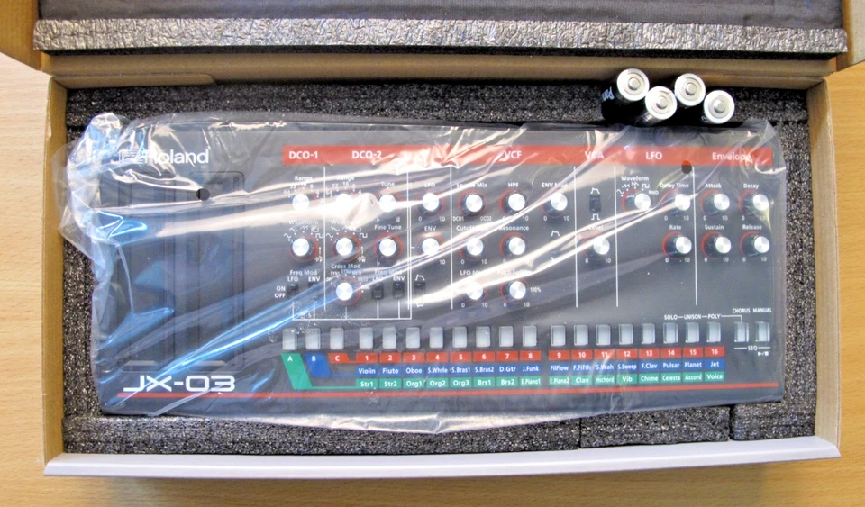 Roland JX-03 Boutique Synthesizer Sound Module Open Box Unused New - Image 2 of 4