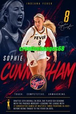 Sophie Cunningham WNBA Indiana Fever 4x6 GLOSSY PHOTO- Enforcer!