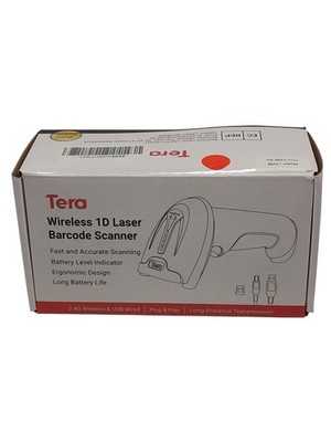 Tera 1D Wireless Barcode Reader mit Batterieanzeige Wiederaufladbar 1D
