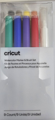 Cricut Watercolor Marker & Brush Set 9PC
