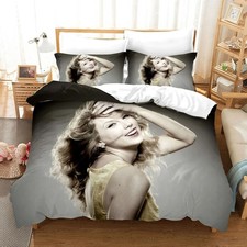 Taylor Swift Bedding Set Soft Doona Cover Set Bedroom Unwatned Gift (Double)