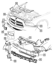 Genuine Mopar License Plate Kit 68069345AA
