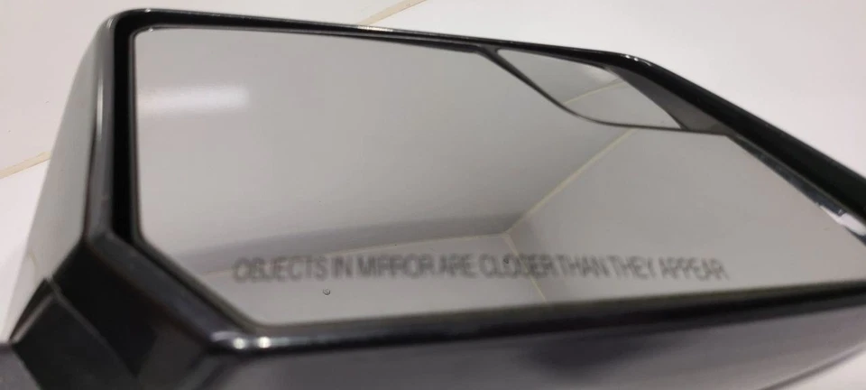 12 GMC ACADIA 右握乘客侧视镜动力镜手动折叠黑色 — 第 2/4 张图片