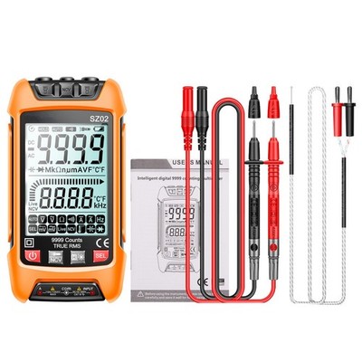 SZ02 Digital Multimeter Electrical Meter Temp Resistance Transistor Testers aa