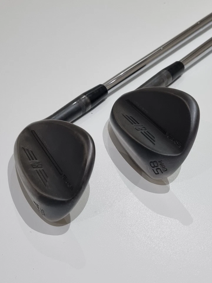 Titleist SM9 Black Raw Wedge Set * 54 & 58 Degree * BV Wedge Flex Shafts - Image 4 of 4