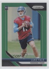 2018 Panini Prizm Rookie Green Prizm Luke Falk #285 8d2