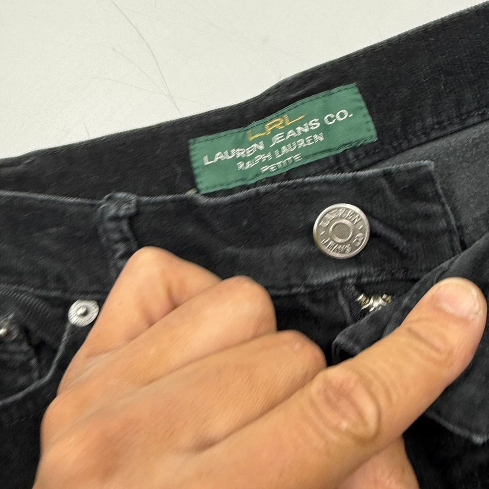 Женские классические прямые вельветовые брюки Lauren Ralph Lauren размер 10P - Изображение 3 из 4