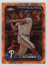 2024 Topps Chrome Sapphire Edition Orange 5/25 Garrett Stubbs #409 0ey4