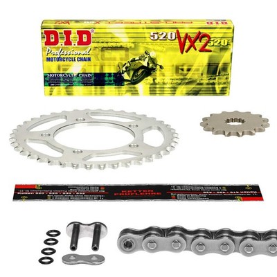 DID VX Kettensatz Honda MTX 200 R (MD07) 1986, X-Ring Niet