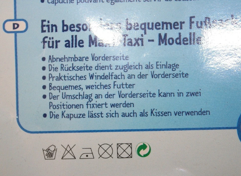 MAXI TAXI, exklusiver Winterfußsack - Bild 3 von 4