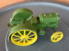 Vintage Cast Iron John Deere Toy Tractor -- Free Shipping