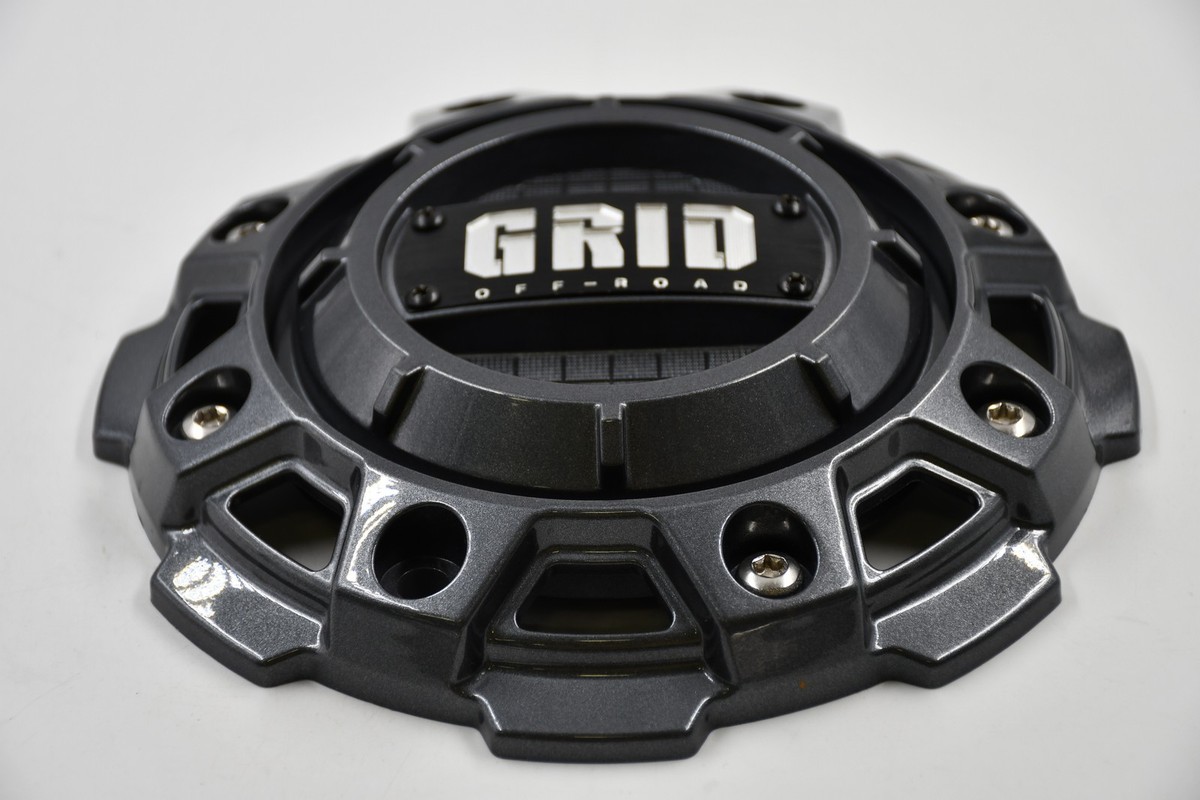GRID Off-Road 5/6 Lug Gunmetal Anthracite Wheel Center Cap GD-56