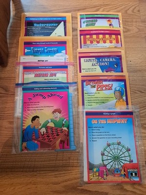 Lot 9 File Folder games Envelope Centers Math 4th Grade 4 The Mailbox teacher