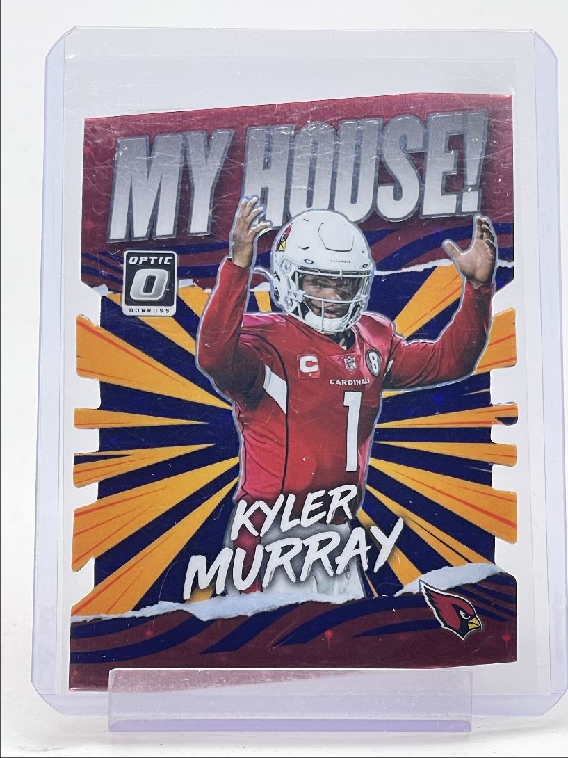 KYLER MURRAY 2021 DONRUSS OPTIC MY HOUSE! PURPLE STARS DIE CUT /25 Q5677