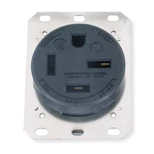 Hubbell Wiring Device-Kellems Hbl8460a Straight Blade Receptacle, 15-60R, 60 A,