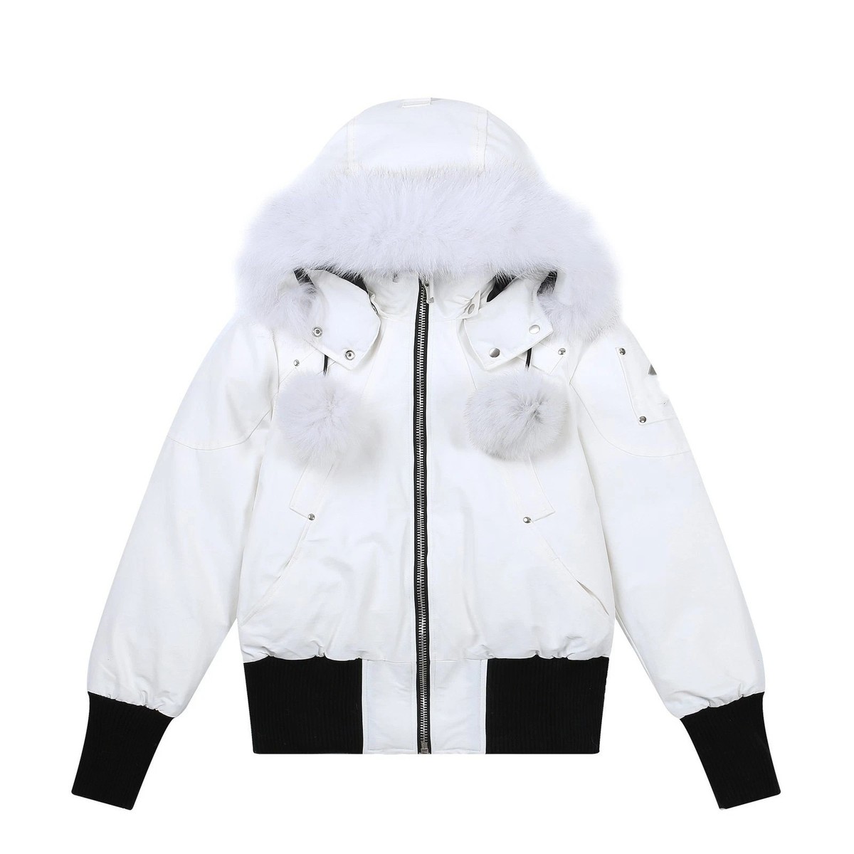 Moose Knuckles Women's Thick Short Parker Pilot Jacket Down Jacket